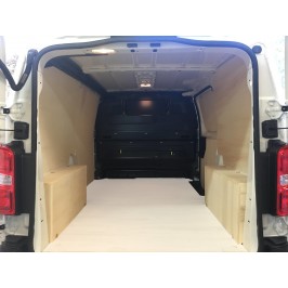 Kit habillage aménagement bois sans plancher - Citroën Jumpy 2016