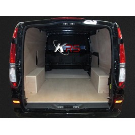 Kit Habillage Bois Complet avec Plancher standard  CP 15 MM - Mercedes Vito 2017